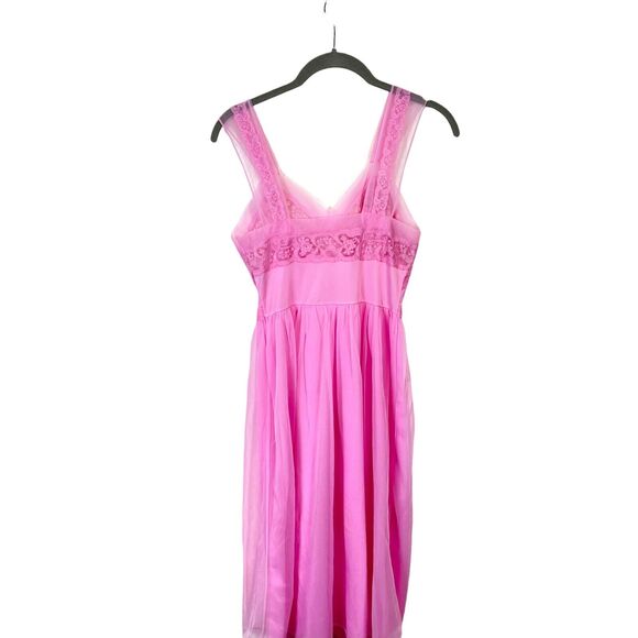 Nighty And Robe Set Vintage 60s Kayser Womens Pink Beautiful Sexy Size 32 S - Picture 4 of 11